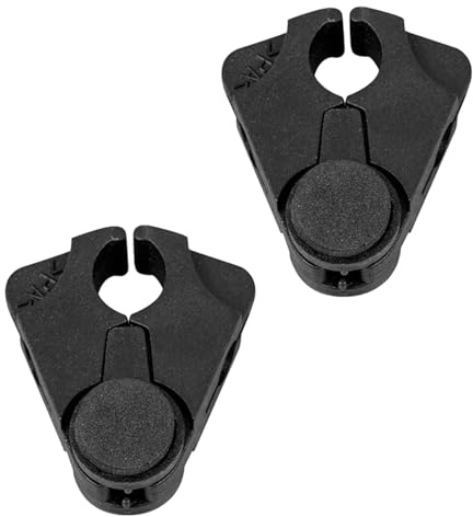 AONAYO 2 Stück Krückenhalter,Krücken Zubehör,Stockhalter Für Rollator,Stockhalter,Stockhalter Für Gehstöcke,Gehstock Halterung,Halterungen Für Gehstöcke & Krücken,Schwarz