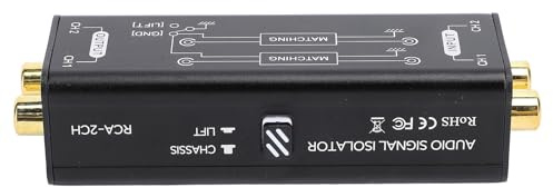 Bewinner Musik-Rauschunterdrückung, Effektive Strom-Rauschunterdrückung, Stereo für Auto-Sound-Player, Farbe Schwarz