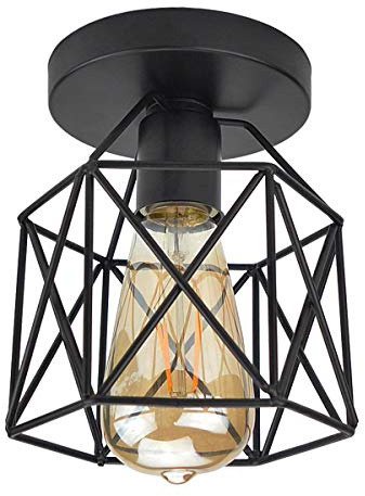 Ampoules Semi-encastré Lysed projecteurs Lampe de Plafond, Style Vintage Industriel, Finition Bronze huilé pour Couloir Salle d'étude Bureau Chambre à Coucher Décoration