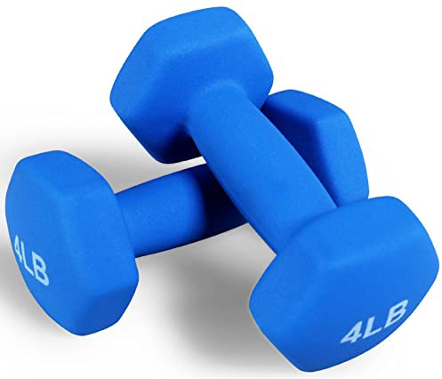 Fitvids BalanceFrom Colored Vinyl Coated Cast Iron Dumbbells, Pair