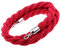 perfk Nylon Absperrseil Personenleitsystem Absperrkordel, Durchmesser: Ca. 32mm, Rot, 3m
