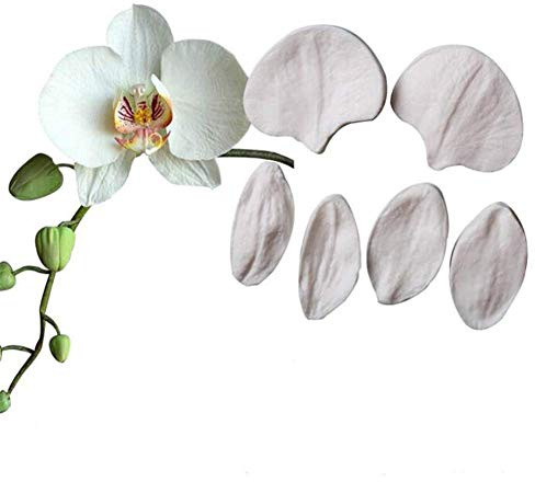 DIY Leaf Press Petal Flower Veiner Silicone Molds, Fondant Mould,Handmade Cake Decorating Tool Mold, Baking Cake Decoration Gumpaste Chocolate Mould, DIY Bakeware Set, Sugar Art Candy Form Baking
