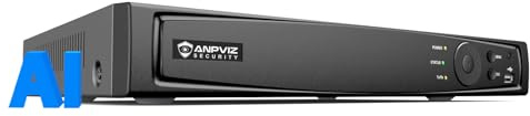 Anpviz 8CH 4K NVR (1080p / 3MP / 4MP / 5MP / 6MP / 8MPK) POE Netzwerk Videorecorder IP Home Security Kamerasystem Videorecorder, H.265 +, IVMS4200 Backup (8CH 4K NVR)