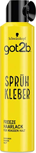 Schwarzkopf got2b Haarlack sprühkleber für krassen Halt, 1er Pack (1 x 300 ml)