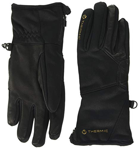 Therm-ic Damen Gloves Ski Light Gloves Women Black, L, T26-0100-002