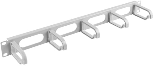 Lanberg 19 Kabelmanagement Panel 5 Ringe - Typ B 1U grau