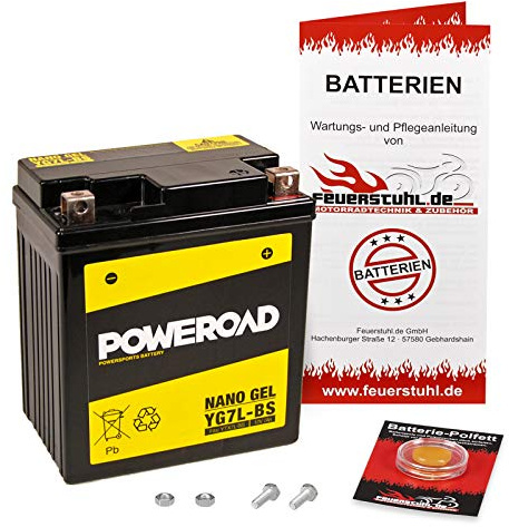 Gel-Batterie für Honda CA 125 Rebel, 1995-1996 (JC24) wartungsfrei, einbaufertig, startklar, inkl. 7,50€ Pfand