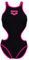 Arena One Big Logo Costume Intero Donna, Costume da Bagno ad Asciugatura Rapida, Costume da Bagno Sportivo in Tessuto Arena MaxLife Eco con Massima Resistenza al Cloro e Protezione UV UPF 50+