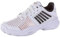 K-Swiss Women's Court Express Hb Tennis Shoe, White, Black, Rose Gold, 7.5 UK