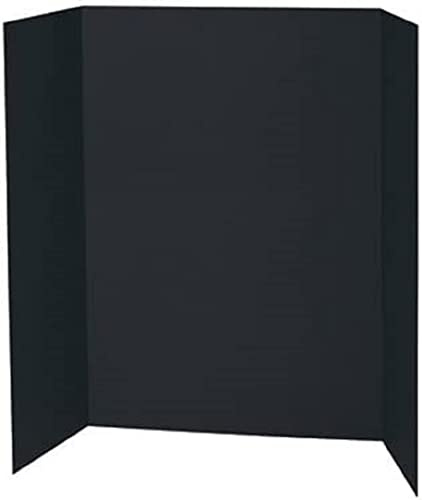 Protectafile Högkvalitativ svart tredelad spotlight skum presentationstavla 840 x 594 mm (A1-A2) för visning av konstverk och projekt (1)