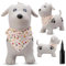 sun baby Hüpftiere ab 1 Jahr mit Pumpe aufblasbares Hüpfspielzeug aus Hochwertigem und Strapazierfähigem Gummi, Verschiedene Designs (Grau Hund)