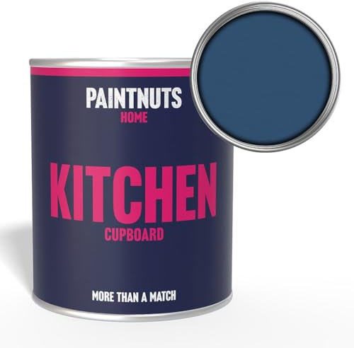 PaintNuts Kitchen Cupboard Paint - RAL-5000 - VIOLET BLUE Satin 500ml Tin