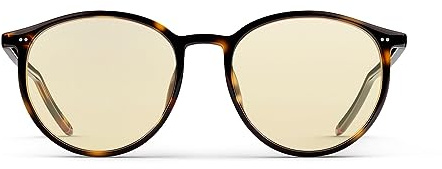 4 OWLS • Pro Gaming Brille PEAQOP Kontraststeigernd Light Orange Blaulichtfilter UV Blaulicht Schutz Bildschirm Computer Performance Streamer Gamingbrille