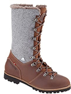 Dachstein W Lotti Braun - Warmer wasserabweisender Damen Winterstiefel, Größe EU 37 - Farbe Dark Brown