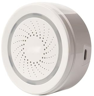 Zigbee Siren Alarm 3 in 1,Smart Temperature &Humidity Sound Light Alarm for House.Hospital,Hotel.