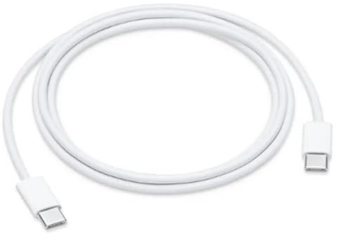 Cable de Datos y Carga Tipo C a Tipo C Blanco ⋆ Longitud 1 Metro ⋆ Compatible con Dispositivos USB-C