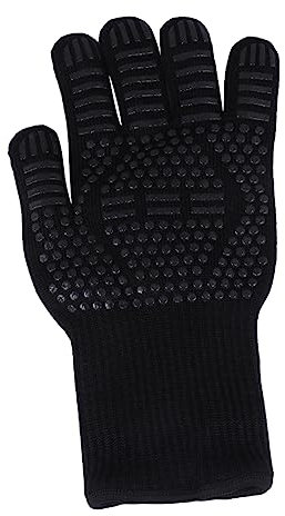 LALADEFIEE Non-slip Oven Mitts Bbq Gloves Heatproof Gloves Mitts Pot Holder for Kitchen
