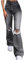 Generisch Jeans Damen High Waist Schlaghose Damen Jeans mit Löchern Stretch Baggy Jeans Jeans Damen Grau Jeans Damen Weites Bein Dunkelblau