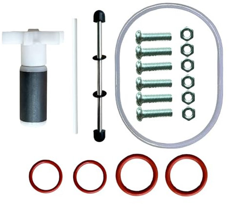 Pompe à eau chaude #P4071, 58113, E02 Kit de réparation pour Coleman pour Lay-Z-Spa w/Impeller & tiges Hot Tub Pump Rotor Impeller pour Lay-Z-Spa en acier inoxydable et tige en céramique avec vis à