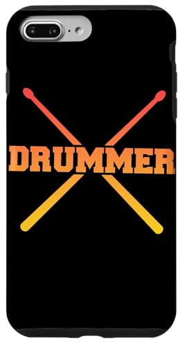 Coque pour iPhone 7 Plus/8 Plus Baguettes de batterie amusantes pour homme et femme