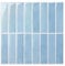 Commomy Piastrelle Adesive Cucina Bagno, Vinile Blu Paraschizzi Cucina, Mattonelle Adesive Tiles Piastrelle da Parete per 3D, Autoadesive, Impermeabili (10 Pezzi, 30,5 x 30,5 cm)