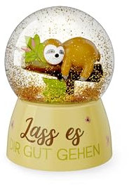 Schneekugel Glitzerkugel Geschenk Themen: Tierwelt - Happy Birthday (Faultier - 7006771)