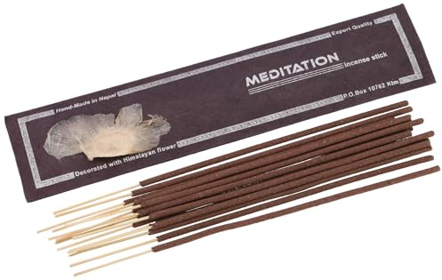 Handmade Räucherstäbchen aus Nepal, 15 g, aromatisch, Meditation | Natürliche Kräutermischung, wohltuend, ideal für Meditation, entspannend, beruhigend