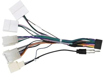 AJHJET Kit Montaggio Autoradio per Toyota per TERIOS 2006-2016 Cornice di Navigazione Auto Android 9 Pollici 2 DIN Interni Stereo Radio Adattatore Fascia Cavo CD Mascherina(A)