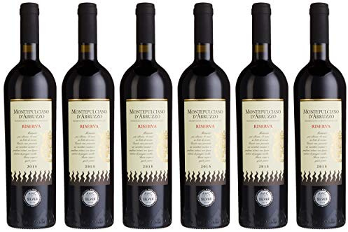 Montepulciano d'Abruzzo Riserva DOC Fiamme Nere Rotwein Abruzzen trocken (6 x 0.75l)