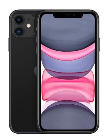 Apple iPhone 11 (64 GB) - Schwarz (inklusive EarPods, Power Adapter)