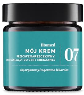 Fitomed Naturkosmetik Gesichtscreme für Mischhaut 55g – Vegan Feuchtigkeitscreme Gesicht mit Vitamin C und Arganöl - Antifalten und Aufhellung