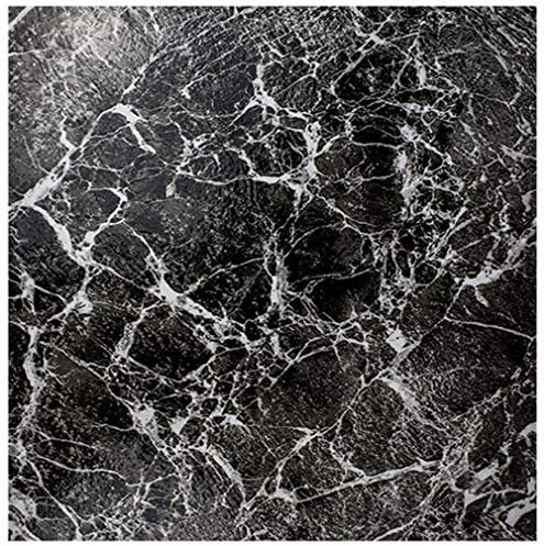 DIVCHI Tile Stickers Marble Style Tile Stickers 12 Inch x 12 Inch, Self Adhesive Vinyl Floor Tiles Kitchen Bathroom Wall Floor Peel and Stick Tile Decals (80 PCS)