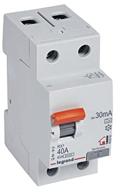 Interruptor Diferencial Superinmunizado Legrand 402060 RX3 para vivienda 2 polos 40 A 30ma