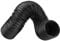 Tuyau d'admission d'air pour voiture - Tuyau d'admission d'air modifié - Universel - Flexible - En plastique - 63 mm - Accessoire de rechange