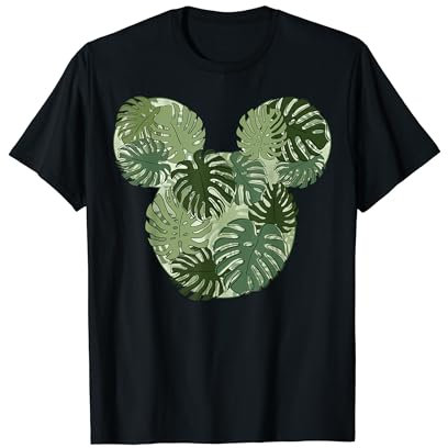 Disney Mickey & Friends Mickey Monstera Plant Fill T-Shirt
