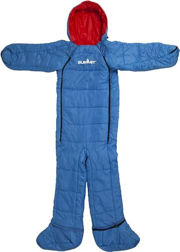 PMS VFM Schlafsack für Erwachsene, tragbar, Größe M, Blau
