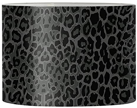 Jeiento Handgefertigter Lampenschirm mit Leopardenmuster, Heimdekorationen, für Damen und Herren, Geschenke für Tischlampe, Schreibtischlampe, Stehlampe, Größe 28,4 x 17 cm