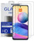 NOVAGO Compatible con Xiaomi Redmi Note 10 5G - Pack de 2 protectores de pantalla de cristal templado resistente (transparente)