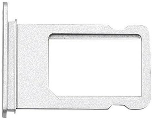 SIM-Karte für iPhone 7 7G Adapter Micro SD-Karte Silber Weiß
