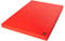 Jeflex - rot schwarze Weichbodenmatte & Turnmatte 150 x 100 x 8 cm MADE IN GERMANY/faltbare Gymnastikmatte/platzsparende Fitnessmatte & faltbare Yogamatte/dicke Sportmatte für Kinderzimmer