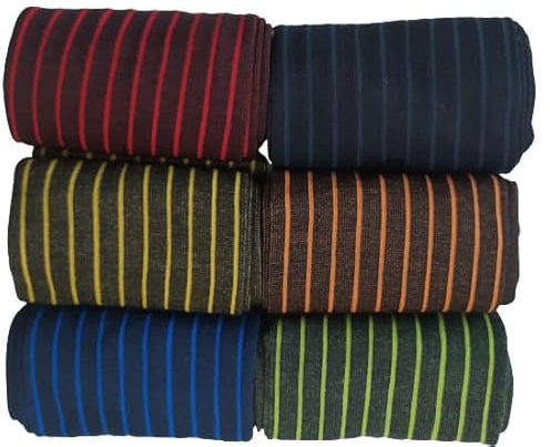 UPGRADE 3STYLE Calze eleganti originali businnes unisex filo di scozia. (11 lungo 3 paia, COL4-3 paia lungo)