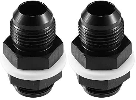 A ABSOPRO 2 Stück Auto Fahrzeug Flare Schlauch Reduzierung Fitting Adapter AN10