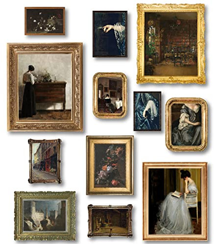 97 Decor Gothic Viktorianisch für Zuhause – antike Wanddekoration, dunkle Bilder, Wand, Vintage-Damen-Portrait-Posterdruck, stimmungsvolle, maximalistische Schlafzimmerdekorationen (20,3 x 25,4 cm,
