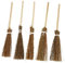 Toyvian 5pcs Rope Kids Outdoor Toys Witch Broom Artificial Props Outdoor Decor Micro Landscape Figurines Mini Hand-woven House Ornaments Halloween Broomstick