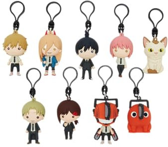 BoxLunch Chainsaw Man Characters Series 1 Blind Bag Figural Bag Clip, Multi, One Size