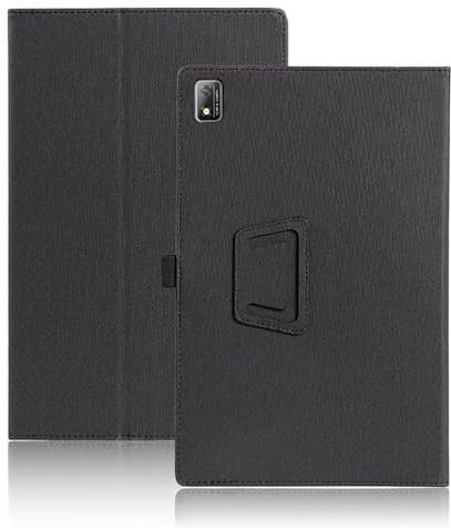 INSOLKIDON Kompatibel mit UMI-DIGI G5 Tab 10.1 2023 Tablet Hülle mit Standfunktion Slim PU Leder Schutzhülle [Auto Schlaf/Aufwachen] Klappbare Schutzhülle (schwarz)