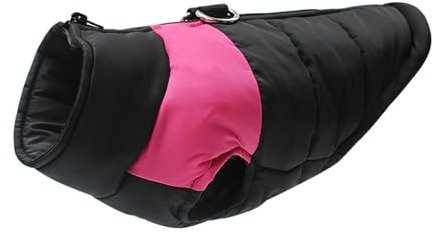 LOVIVER Hunde-Winterweste, warme Jacke für Welpen, mit Reißverschluss, Dicke Hundekleidung, Hundekleidung für den Winter, kalte Haustierweste für, m