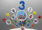 Childrens Cake Topper (ANY THEME) Kids Cake Topper Stars on wires Childrens Cake Spray Explosion Glittered or Non Glittered Cake Decoration Personalised 1st 2nd 3rd 4th 5th 6th Any Age Any Colours 007