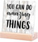 You Can Do Amazing Things Blank Wooden Desk Name Plates Tree Of Life Wooden Wall Plaque Wooden Name Signs For Table No Fading Beautiful Animal For Sweet Sentiments 4X4 Inch