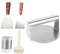 GRADENEVE Grillutensilien-set Grill-werkzeug-set Burgerpresse Spachtel Pinsel Gewürzflasche Zum Grillen Im Freien